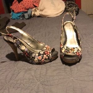 Flower High Heels